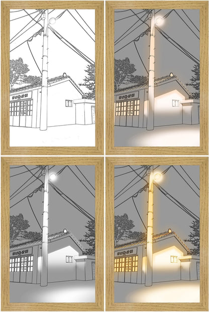 🖼 Cuadro con Iluminación Led coloreable